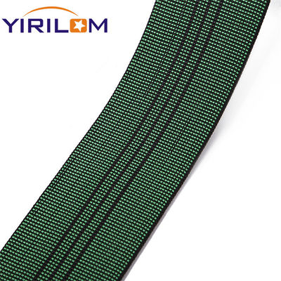 Sofá Webbing Sofá elástico verde cinto de fita Materiais do sofá Alta resistência à abrasão