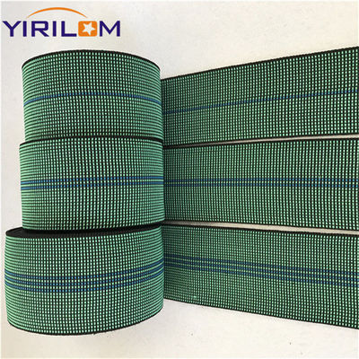 5.0cm Largura Elástica de borracha com poliéster de nylon para acessórios interiores do sofá