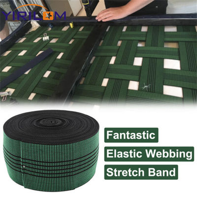 5.0cm Largura Elástica de borracha com poliéster de nylon para acessórios interiores do sofá