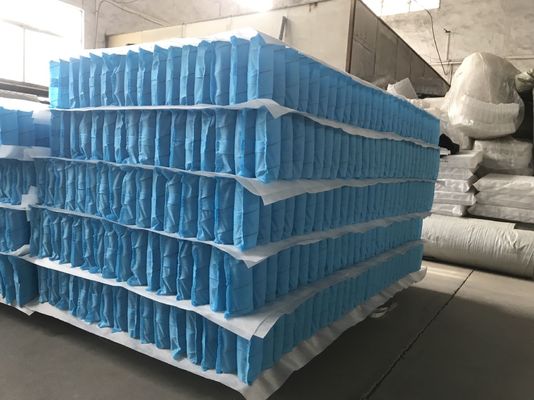 Reforço de quatro lados de posicionamento de suporte de bobina de bolso molas para colchão de móveis