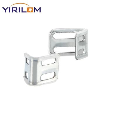 4-Hole Sofa Spring Clip Meio revestido de plástico revestido de zinco