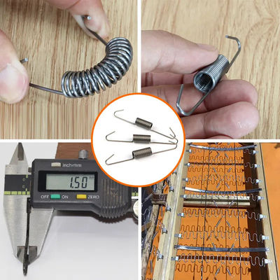Acero de Alto Carbono Boca de Primavera Prata Preta Snap Mobiliário Hardware Sofá Balanço de Primavera Gancho