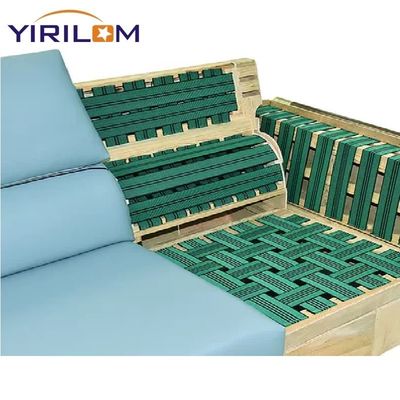 Fabrica direta 50mm verde elástica corda de teia para mobiliário de estofamento volta sofá