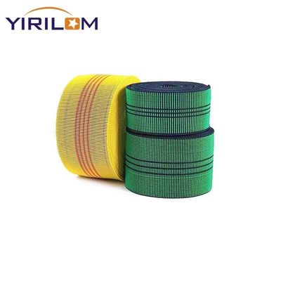 Flexível e durável Venda por atacado Elastic Sofa Webbing Cinturão Polipropileno + Material de borracha