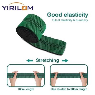 Flexível e durável Venda por atacado Elastic Sofa Webbing Cinturão Polipropileno + Material de borracha
