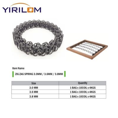 Produtor profissional de mobília Foshan Sofá zigzag estofado mola sinuosa nasag s serpente molas