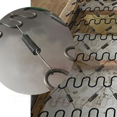 Gancho de balanço de arame de aço com 1,5 mm de diâmetro para fixação de molas Zigzag Acessório de hardware do sofá