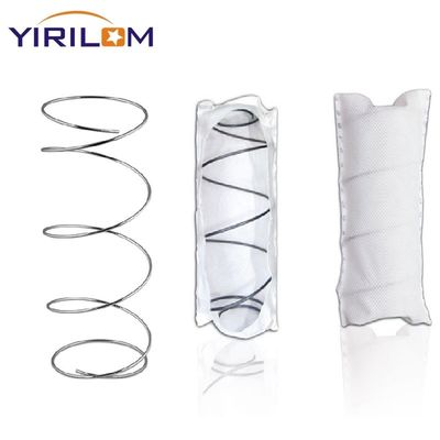 Sofá de aço de 1,8 mm e 2,0 mm com unidade de mola de bolso para sofá com tecido tecido e design de bolso individual
