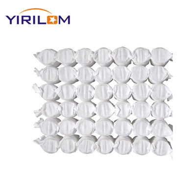 Tamanho personalizado 18 * 18 polegadas Tecido não tecido Branco Pocket Spring para Sofá