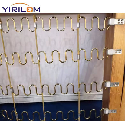 Acessório de móveis OEM 2.0mm fio de moagem de papel fio de fixação para sofá Zig Zag Spring
