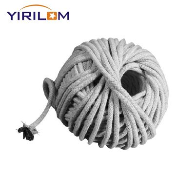 China Fabricante de material de linha Cordas de algodão personalizadas 3mm espessura cinza natural de algodão artesanal
