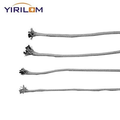 China Fabricante de material de linha Cordas de algodão personalizadas 3mm espessura cinza natural de algodão artesanal