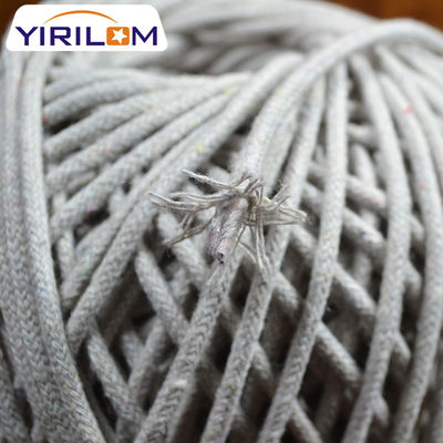 Venda a retalho de acessórios de cordão de tubulação de algodão natural de 4 mm para móveis