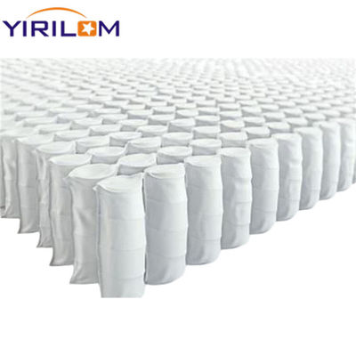 Fornecimento de fábrica Tamanhos completos Colchão Branco Azul Enrolado de Aço Pocket Spring Style