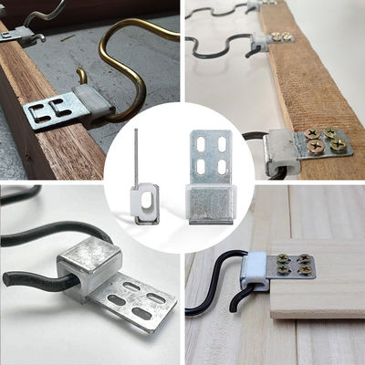 Bom preço 4 buracos Sofá Primavera Sofá Metal Plástico Composto Clips para Mobiliário Zigzag Primavera