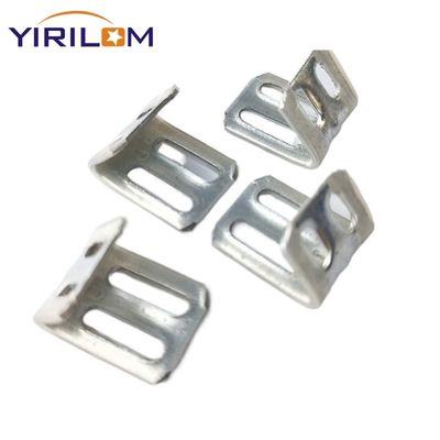 Clip de mola de 4 furos de aço inoxidável moderno e meio plástico para acessórios de equipamentos de sofá