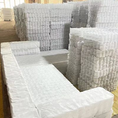 Fabricante de molas ensacadas para sofás por atacado, molas ensacadas de 4 polegadas de altura usadas para sofás