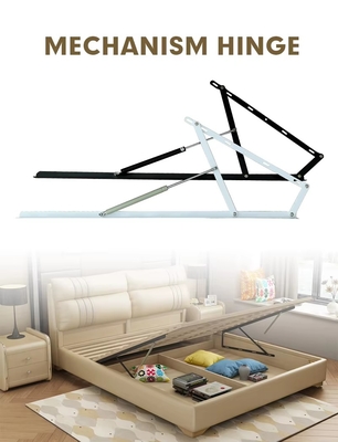 Personalizar Mecanismo de Elevação de Cama de 600mm Suporte de Mola a Gás Dobradiça de Cama Economia de Espaço de Armazenamento