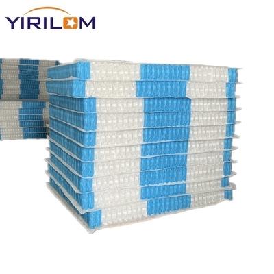 King Size Pocket Spring Mattress Unit 1.8mm Wire de aço 5.5 voltas