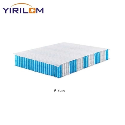 King Size Pocket Spring Mattress Unit 1.8mm Wire de aço 5.5 voltas