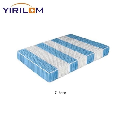 King Size Pocket Spring Mattress Unit 1.8mm Wire de aço 5.5 voltas
