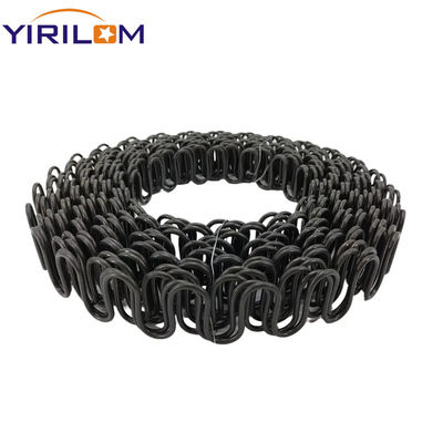 Bom preço Dimensão personalizada 3.6mm fio de aço tinta preta Zigzag Primavera para móveis de sofá on-line