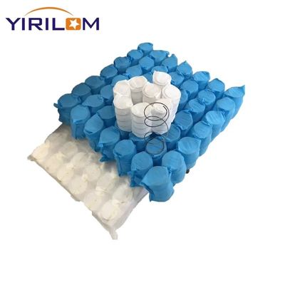 Dimensão personalizada Sofa Pocket Spring Coil Unit com fio de aço de alto carbono e design de bolso independente