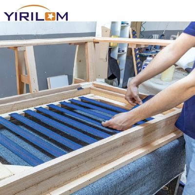 Bom preço Customizado 5cm Largura Sofá Verde Elastic Webbing Stretch Latex Band on-line