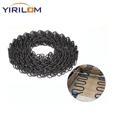 Bom preço Venda a retalho de 3,8 mm de diâmetro de fio revestimento antirruído Zigzag Primavera 4 kg por rolo para fabricação de sofá on-line