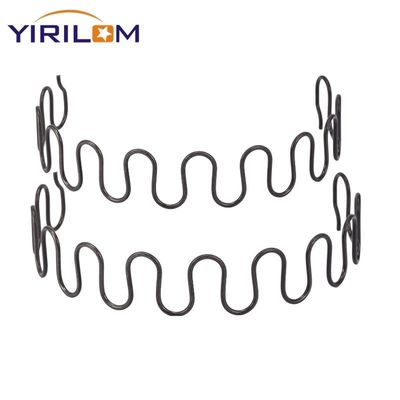 Bom preço Primavera zigzag preta para assentos de sofá com altura de arco personalizada 16-35mm largura e superfície eletroplata on-line