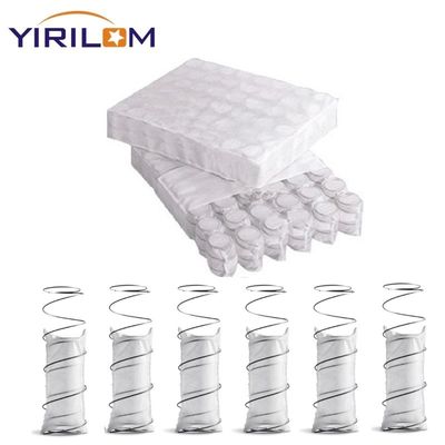 Bom preço Mola de bolso para sofá com 8 polegadas de altura, fio de aço de alto carbono e capa de tecido não tecido, mola de bolso on-line
