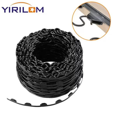 Bom preço 200m/rolo de tira de clipe de plástico para molas em zigue-zague com material de nylon/pp e distância de nó de 10cm/12cm/15cm on-line