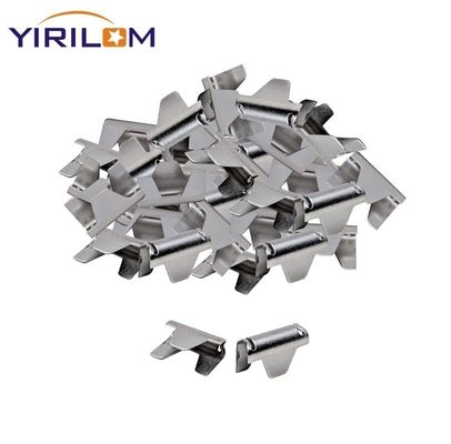 Grampo de arame galvanizado para serviço pesado com coroa de zinco de 22mm para colchões e estofados