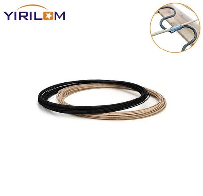 1.6 mm 2 mm Filho revestido de plástico e papel para o sofá