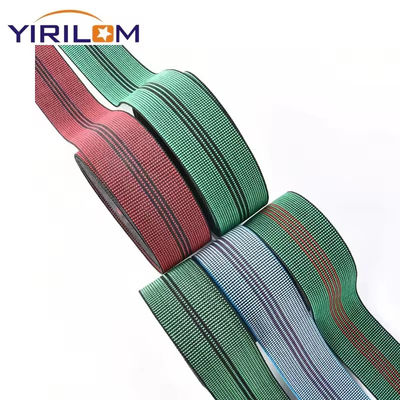 Venda por grosso 5cm 7cm Sofa Elastic Webbing Straps com 500 lbs Capacidade de Peso Alta Elasticidade e resistência à água/óleo/mancha