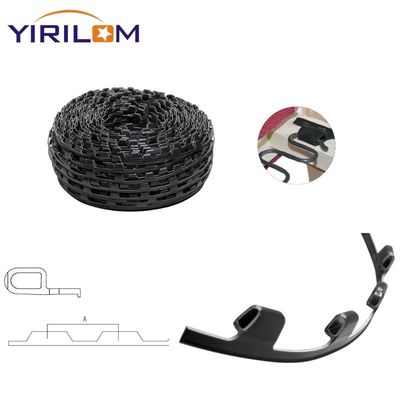 Bom preço 200m comprimento Nylon e PP plástico fixação de clip Strip para Sofa Primavera com 10cm 12cm 15cm Distância de nó on-line