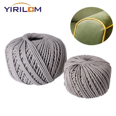 Venda a retalho de acessórios de cordão de tubulação de algodão natural de 4 mm para móveis