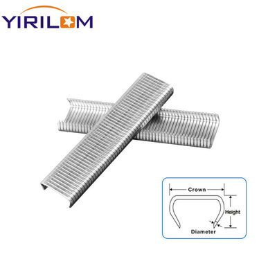 Bom preço Clipe de Colchão de Zinco Galvanizado Tipo C com Coroa de 17/18/19/22mm e Embalagem de 6000 peças/caixa on-line