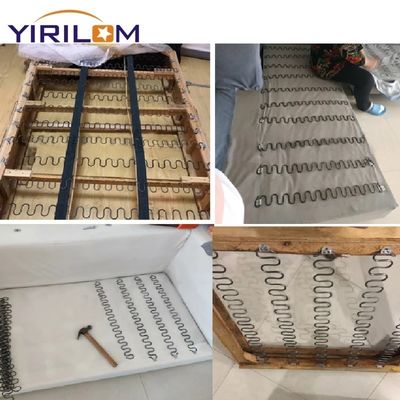 Bom preço Mola Zig-Zag para Sofá por Atacado com Diâmetro de Fio de 1,8mm-4,0mm, Pintura Preta, para Mobiliário on-line