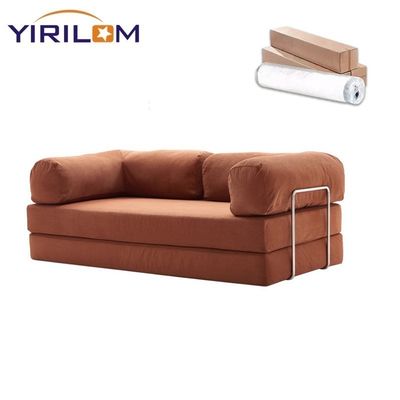 Bom preço Sofá-cama moderno comprimido de 3 lugares em caixa para sala de estar on-line