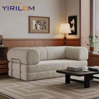 Bom preço Sofá Modular de Couro Cinza Moderno com Compressão a Vácuo para Sala de Estar on-line
