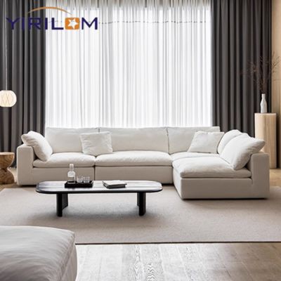 Bom preço Sofá de bolhas de vácuo comprimido de arroz branco - Sofá seccional de sala de estar para casas modernas on-line