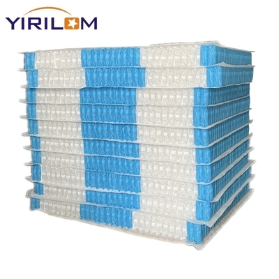 King Size Pocket Spring Mattress Unit 1.8mm Wire de aço 5.5 voltas