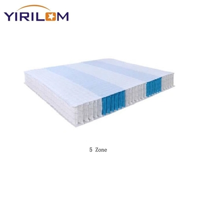 King Size Pocket Spring Mattress Unit 1.8mm Wire de aço 5.5 voltas