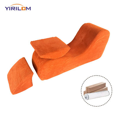 Bom preço Morden Cloud Sofá de compressão modular Sofá curvo nórdico Mobiliário de salão modular Sofá de módulo de compressão de luxo on-line