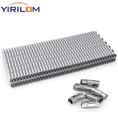 Bom preço Clipe de colchão de zinco galvanizado com espessura de 0,80 mm e coroa de 22,0 mm para fixação de molas de sofá on-line