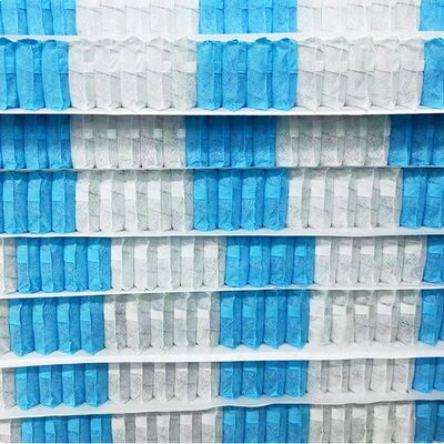 Unidade de moagem de bolso de zona personalizada com fio de aço de alto carbono e cobertura de tecido não tecido para colchão