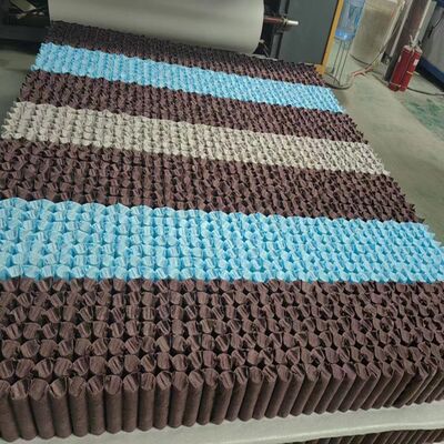 7 Inches Height Zone Pocket Coil Spring with High Carbon Steel Wire for Mattress Manufacturing