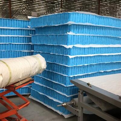 Sistema de molas de bolso de colchão durável com molas aninhadas independentes projetadas para melhorar o suporte e o conforto do colchão para duração prolongada