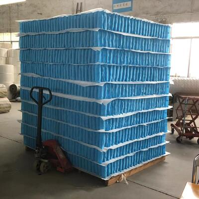 Unidade de molas de bolso de colchão de arame de aço de alto carbono com molas aninhadas independentes para suporte de contorno do corpo